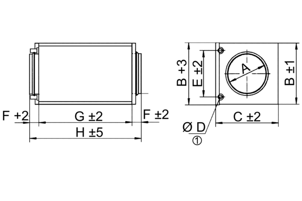 WRH-25-4 IM0001046.PNG Wasser-Luftnacherhitzer. DN 250. Max 4300 W.