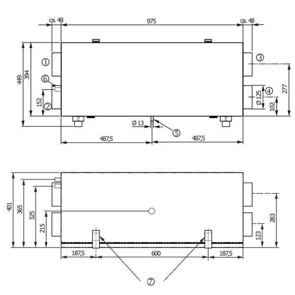 Reco-Boxx Mini/R IM0002134.PNG Kompaktes, besonders effektives und sehr leises Wärmerückgewinnungsgerät. Passivhausgeeignet. Besonders für Einliegerwohnungen und Geschosswohnungsbau geeignet.