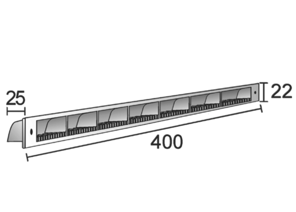 F 42 WSG-W IM0010541.PNG Außengitter Fresh 42 für Fensterventile. Wetterschutzgitter mit Insektenschutz. 