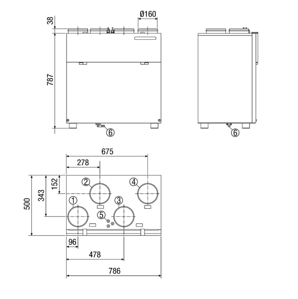 Reco-Boxx 400 IM0011807.PNG Kompaktes, effektives und sehr leises Wärmerückgewinnungsgerät, passivhauszertifiziert. Bedienteil im Lieferumfang enthalten.