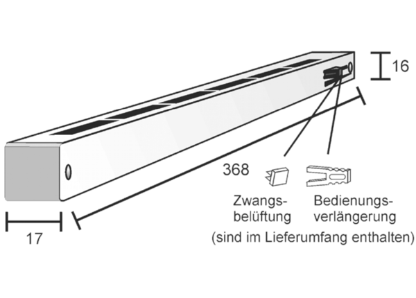 F 32-IB IM0012104.PNG Fensterventil-Innenteil Fresh 32. Farbe: braun, ähnlich RAL 8017.