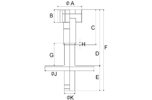 MVDZ-125-FK IM0012133.PNG Dachhaube DN 125 für Zuluft einschliesslich Alu-Klebeflansch AF für Flachdach (ohne Dachneigung, Kaltdach) und Befestigungsschelle.