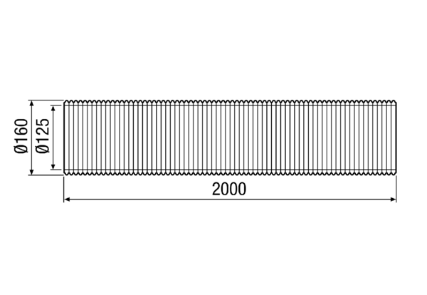 ISO-FR-125 IM0013236.PNG Wärmegedämmtes Lüftungsrohr 125