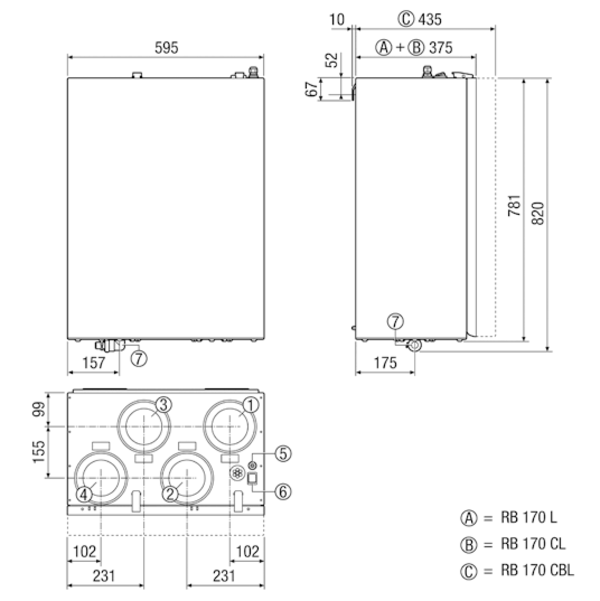 Reco-Boxx 170 CBL (bis 2015) IM0014383.PNG Reco-Boxx 170. Für kleine Wohneinheiten, sehr leises Wärmerückgewinnungszentralgerät. Linksversion, Bypassausführung mit PTC-Frostschutzheizung und 100% Bypass. Passivhauszertifiziert.