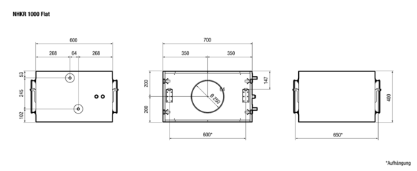 NHKR-1000 Flat-BA IM0015961.PNG Nachheiz- und Kühlregister für Warmwasser / Kaltwasser. Inklusiv motorisiertem 3-Wege-Ventil. Zusatzrelais SAT BA/KW zur Ansteuerung bitte separat bestellen.