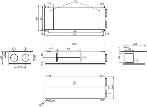 geniovent.x 600 F R-G-SU-K IM0017930.PNG Dezentrales RLT Gerät mit sehr hoher Wärmerückgewinnung. Mit Kreuz-Gegenstrom-Wärmetauscher und Vorheizregister, Außen- und Fortluftanschlüsse rechts, Ausblas oben, CO2-Sensor im Gerät integriert. Mit App zur mobilen Geräte-Ansteuerung.