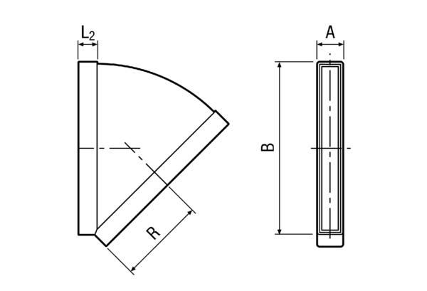 FK-HB-45 IM0018663.PNG Horizontalbogen, Muffenmaß.